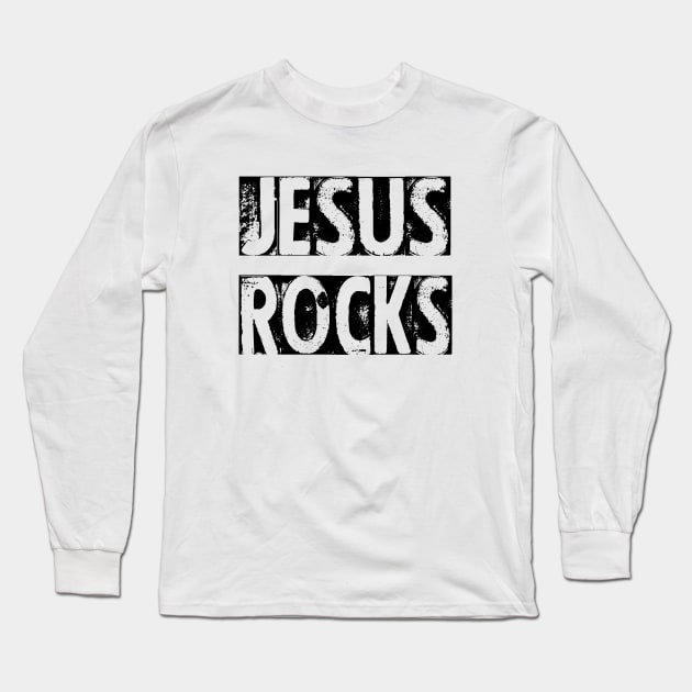 jesus rocks christian Long Sleeve T-Shirt by theshop